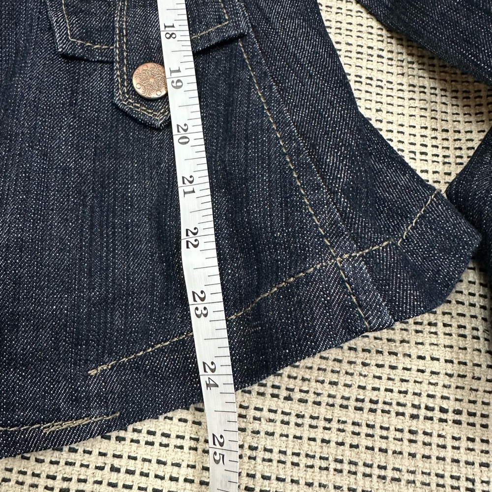 NWT One 5 One 151 Y2K Dark Blue Denim Office Siren Blazer - Picture 4 of 5